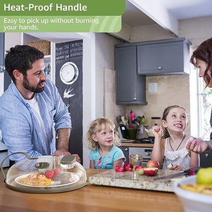Microwave Splatter Cover with Water Steamer
