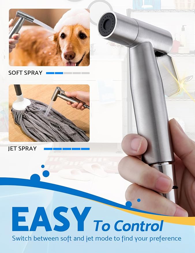 3 Packs BRITULIF Handheld Bidet Sprayer
