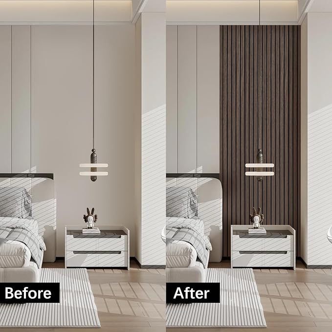 ARMURO Wood Panels for Wall 2 PCS
