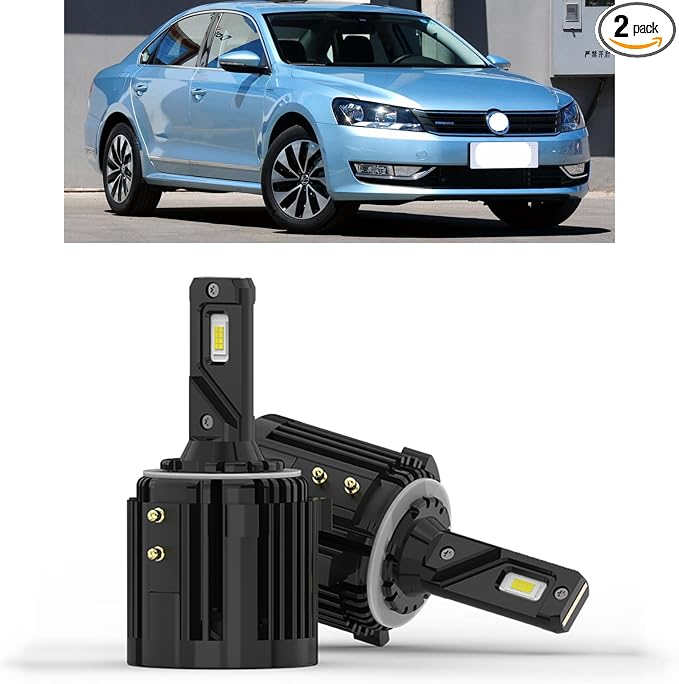 LED Headlight Bulbs 90W 9000LM 6000K Fit for 2012-2018 Volkswagen Passat Golf Tiguan Golf GTI Touran Headlamp DRL Lights Plug and Play Easy Installation Low Beam Driving Lights Fog lights