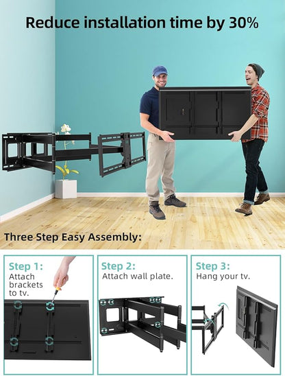 HCMOUNTING Heavy Duty TV Wall Mount