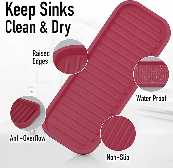Zulay Kitchen Silicone Sponge Holder