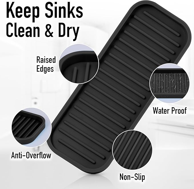 Zulay Kitchen Silicone Sponge Holder