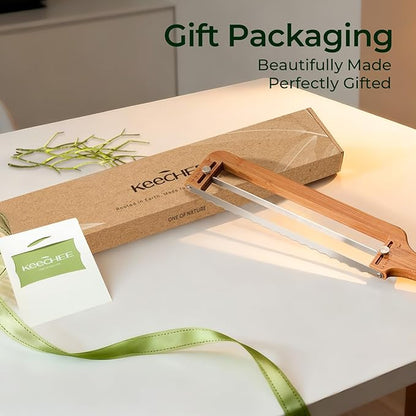 keechee Bread Pilot Adjustable Bread Knife – Upgraded Bread Slicer
