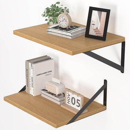 Heimlove 12 Inch Deep Floating Shelves