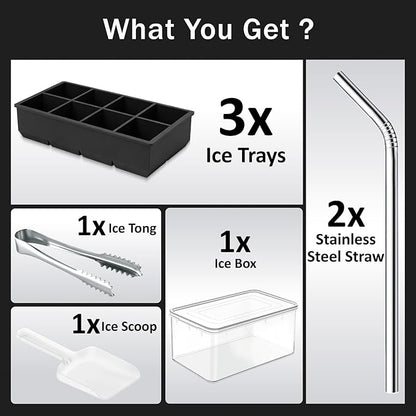 Large Silicone Ice Cube Tray