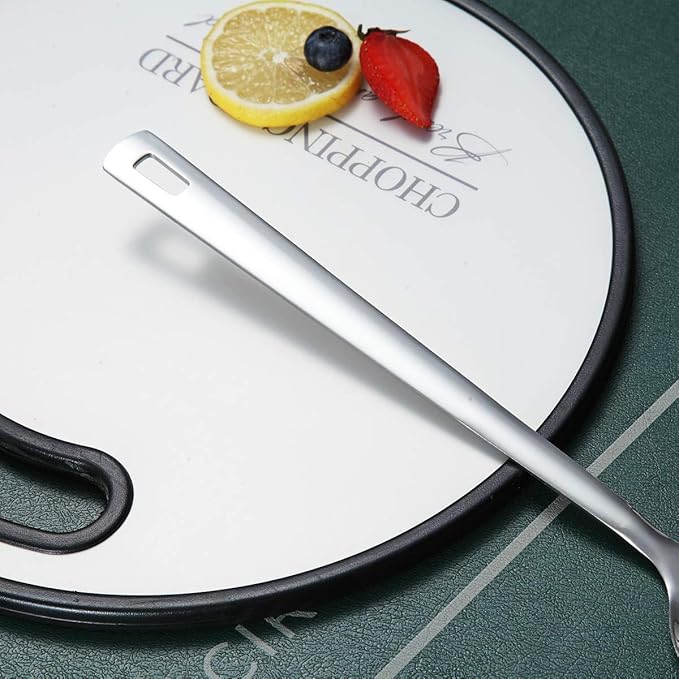 Cooking Spoon, Berglander Stainless Steel Solid Serving, Basting Spoon