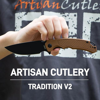 ARTISANCUTLERY Tradition V2, 1702M Brown