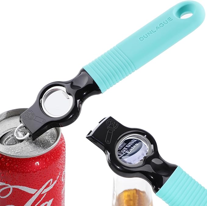 2-Pack Magnetic Beer Bottle Opener & Soda Can Opener, 2-in-1 Bottle Opener and