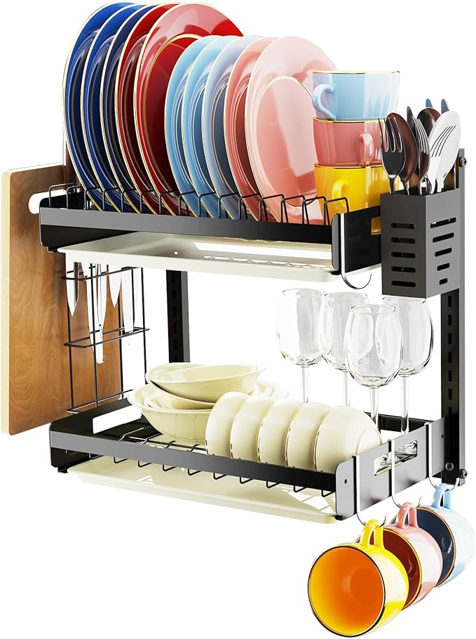 Hanging Wall Mounted Dish Drying Rack