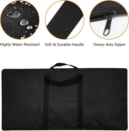 Griddle for Camp Chef 14" 2-Burner Stove Cooking Systems, Professional Carbon Steel Flat Top Griddle with Carry Bag for Camp Chef Outdoor Cooking Equipment, 14 x 32 Inch, Black