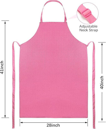 2 Pack Waterproof Rubber Vinyl Apron 40 Inch Chef Aprons