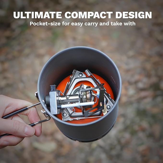 Fire-Maple Torch Gas Stove ??Ultralight Backpacking Camping Stove, Built-in Piezo Ignition, Stainless Steel & Aluminum Alloy, Compact & Portable, Ideal for Hiking & Outdoor Cooking