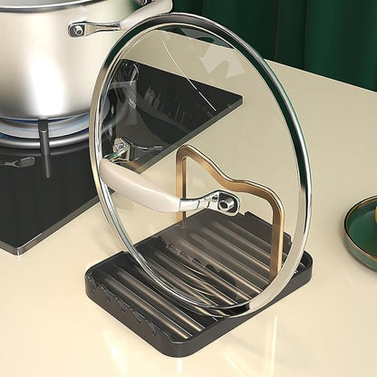 Stainless Steel Pot Lid Holder-Kitchen Organizer & Utensil Storage Rack