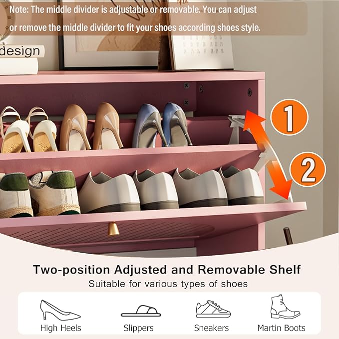 Shoe Storage Cabinet for Entryway