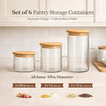 ComSaf Glass Storage Containers