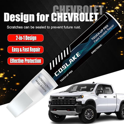 Car Touch Up Paint(Cacti Green(GVR/WA125J)) for Chevrolet, Car Paint Scratch Repair Kit, Quick & Easy Solution to Repair, 2 in 1 Scratch Remover Pen with Color-Matched