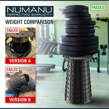 NUMANU 2025 Upgraded 19.7" XXL Collapsible Stool, 1000lbs Max Weight, Wider & Taller Pop Up Seat, Heavy Duty Portable Retractable Folding Chair or Travel Foot Rest, Gift for Camping & Outdoors