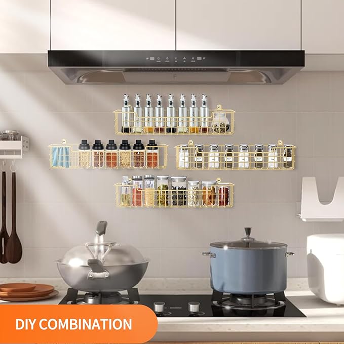 Spice Rack, Spice Holder Shelf Saving Space