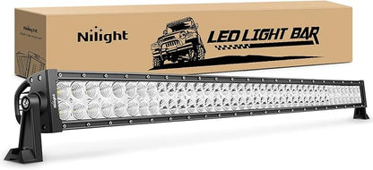 Nilight LED Light Bar 42Inch 240W Spot Flood Combo Driving Lamp Roof Bumper Off Road Lights LED Work Light Pods for Trucks Pickup SUV ATV UTV Boat 4x4 Van Camper