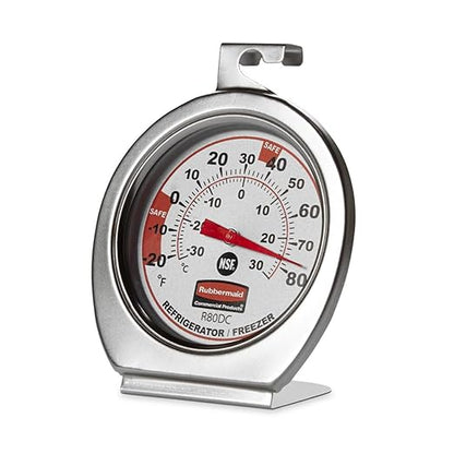Rubbermaid Commercial Products Thermometer, Classic Large Mechanical Dial