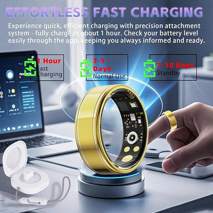 Smart Ring Health Tracker, Fitness Tracker Ring