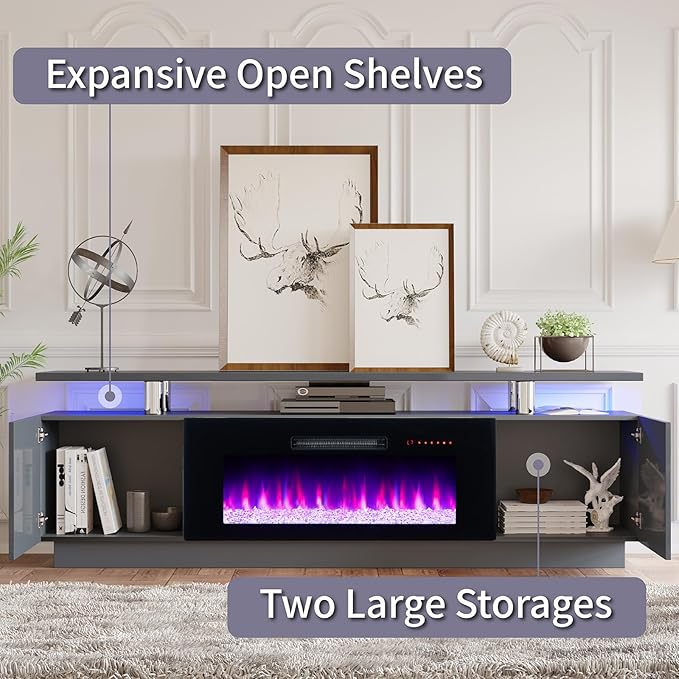 AMERLIFE Fireplace TV Stand