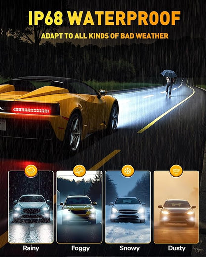 Termitor D1S Light Bulbs, 80,000LM Brightness Output, 6500K Pure Cool White, IP68 Waterproof, 1:1 OEM Fit, 3-Minute Setup, 10-Year Lifespan, Pack of 2 | 3-Minute Setup, 6500K Pure White, IP68 Waterproof, Exact OEM Fit, Long Service Life for Off-Road & ...