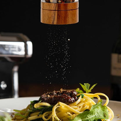 Salt and Pepper Grinder Set, Manual Salt Pepper Mills Grinders