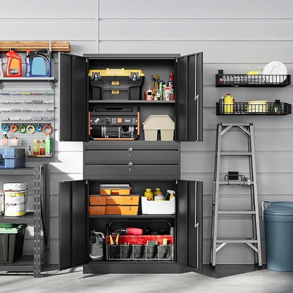 Letaya Metal Garage Storage Cabinet