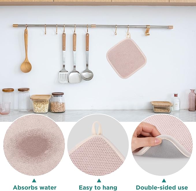 GeeRic Microfiber Dish Drying Mat, Super Absorbent Kitchen Dish Drying Pad
