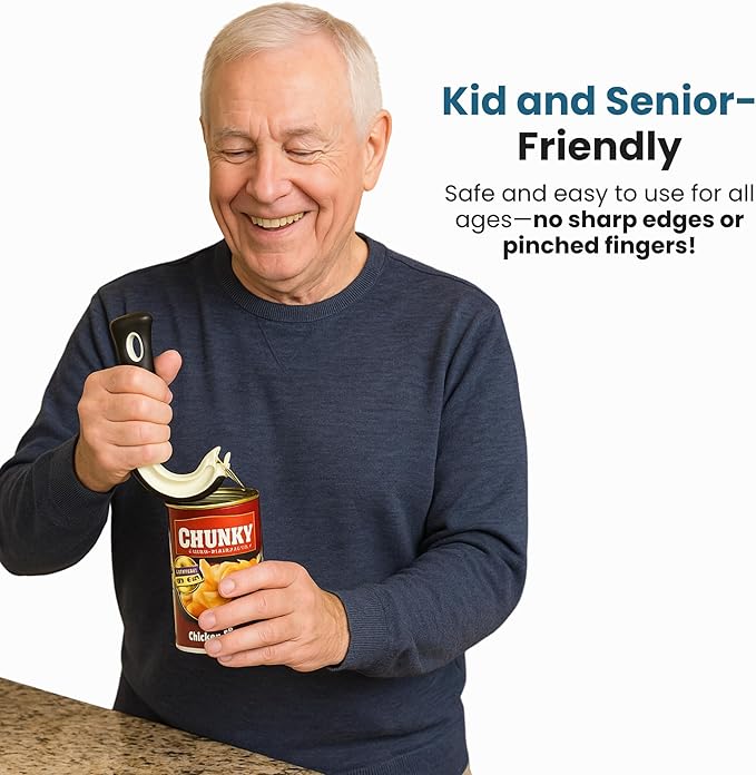 Jokari Ring Pull Can Opener for Soda and Food Cans Arthritis Aid