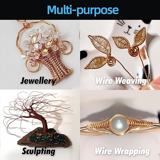 Art3d 18 Gauge 60 FT 99.9% Pure Soft Copper Wire for Electroculture Gardening, Jewelry Making, Beading, Science Projects, DIY Artwork, 1 Roll