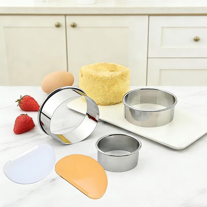 8pc Round & Circle Cookie Cutter Set