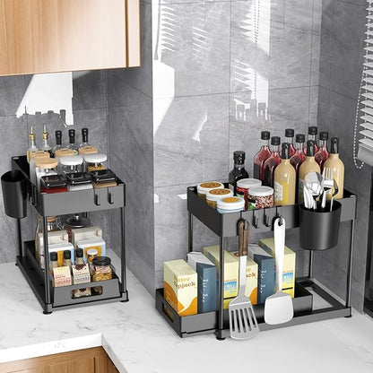 2 Pack Under Sink Organizer