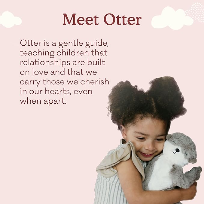 Slumberkins 14" Otter Kin & 2 Board Books Complete Set Bundle | Promotes Family Bonding, Building Connections & Acceptance | Social Emotional Learning, Ages 0+ (Otter Kin Plush + 2 Board Books)