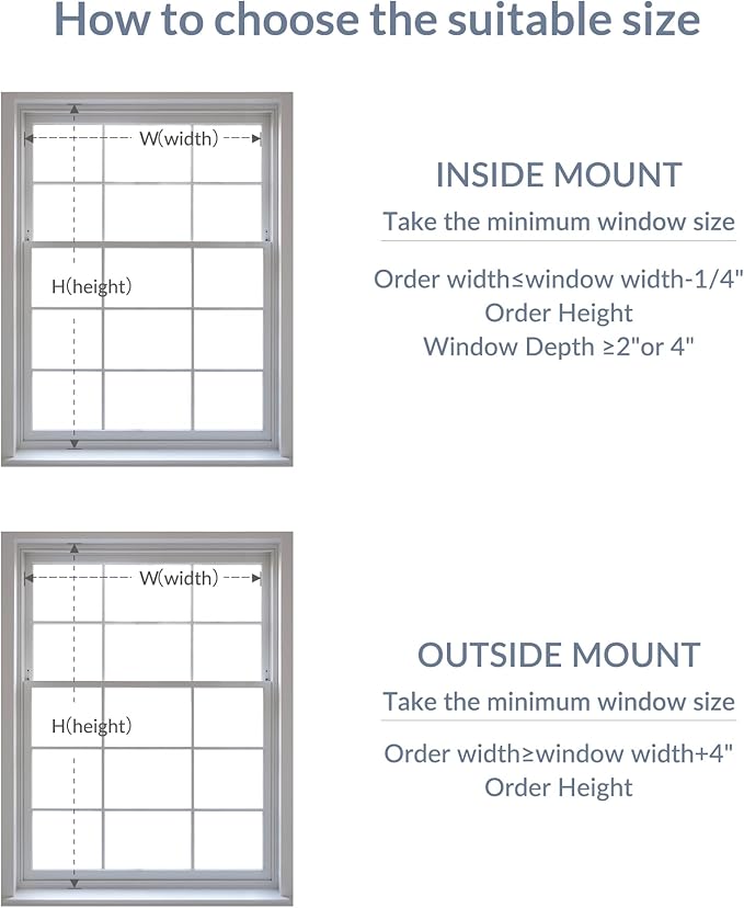 Boolegon Motorized Blinds with Remote, Light Filtering Smart Blinds, Automatic