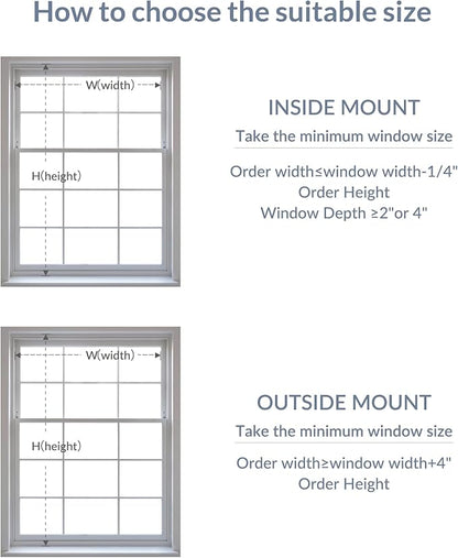 Boolegon Motorized Blinds with Remote, Light Filtering Smart Blinds, Automatic
