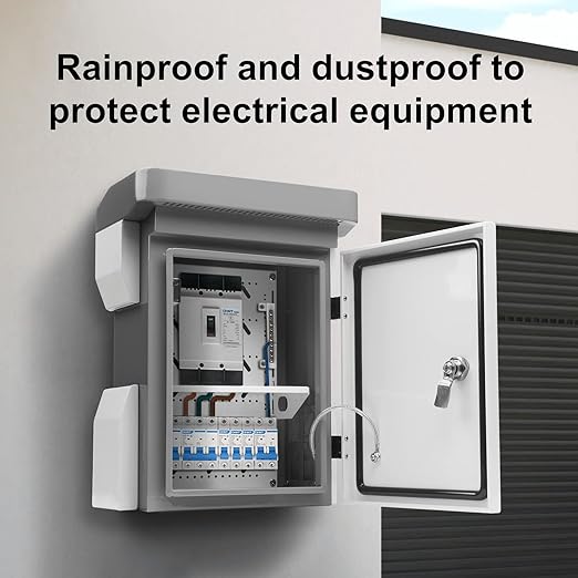 Outdoor Electrical Box, Cold-Rolled Steel Plate, Aluminum Alloy Back Beam
