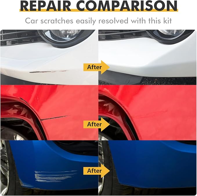 (Cherry Red/Cayenne Red (GSK) Car Touch Up Paint for GMC, Car Paint Scratch Repair Kit, Quick & Easy Solution, 2 in 1 Scratch Remover Pen with Color-Matched