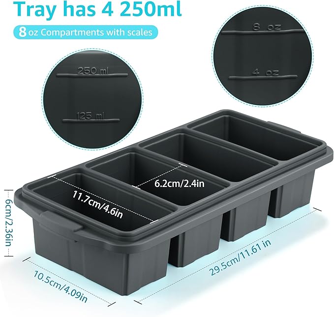 Ztomine Silicone Freezer Tray