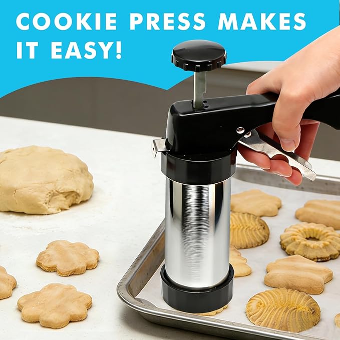 Stainless Steel Cookies Press, Cookie Press Gun Kit