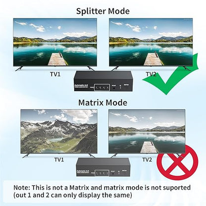 BolAAzuL RCA Switch Splitter 4 in 2 Out