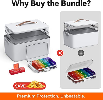 CTIME 3-Tier Medicine Organizer