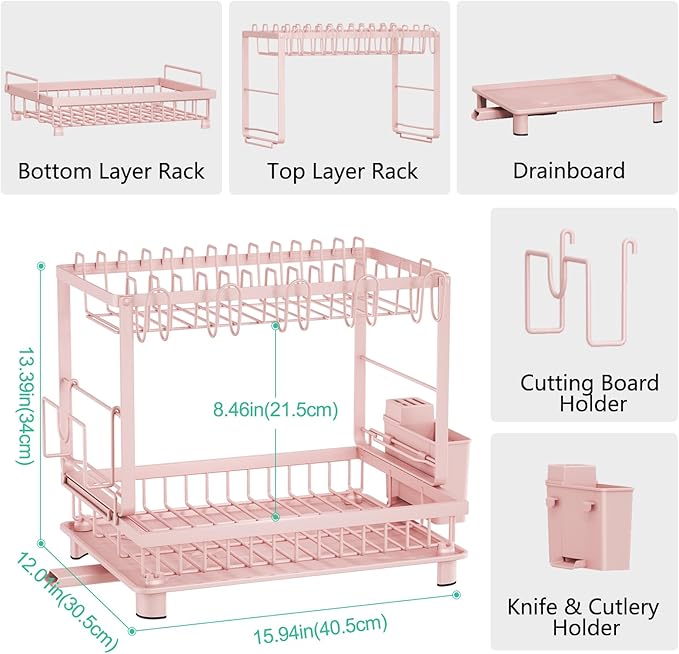 Multifunctional Dish Drying Rack