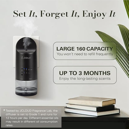 JCLOUD Plug in Diffuser for Essential Oils, Waterless Scent Diffuser Cover Up