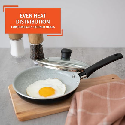 IMUSA 6.3” Gray Speckled Ceramic Mini Fry Pan