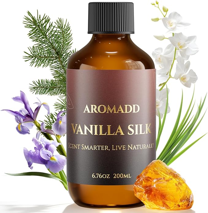 Vanilla Silk Diffuser Oil Inspired by Luxury Hotel Scent 6.76 Fl Oz, Aroma