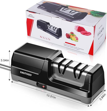 Enutogo Knife Sharpener, Professional 2-Stages Eleltric Knife Sharpeners