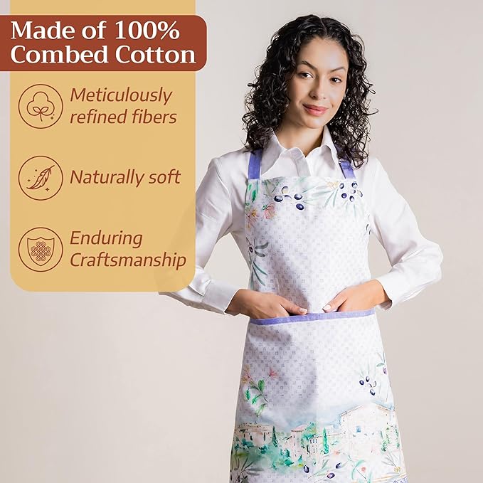 Maison d' Hermine 100% Cotton Apron
